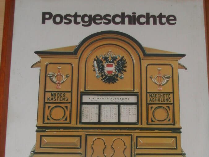 Postamtsinfotafel
